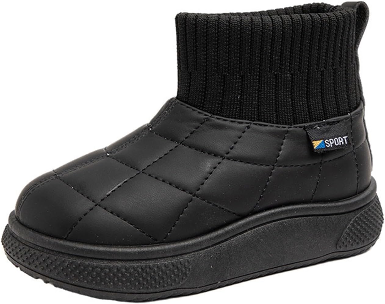 Девочкам и мальчикам снежные ботинки теплые зимние ботиночки на процесс легкого надевания, легкие для улицы и дома, носки-ботинки с меховой подкладкой для холода Sruiluo, Black
Девочкам и мальчикам снежные ботинки теплые зимние ботиночки на процесс легкого надевания, легкие для улицы и дома, носки-ботинки с меховой подкладкой для холода Sruiluo, Black