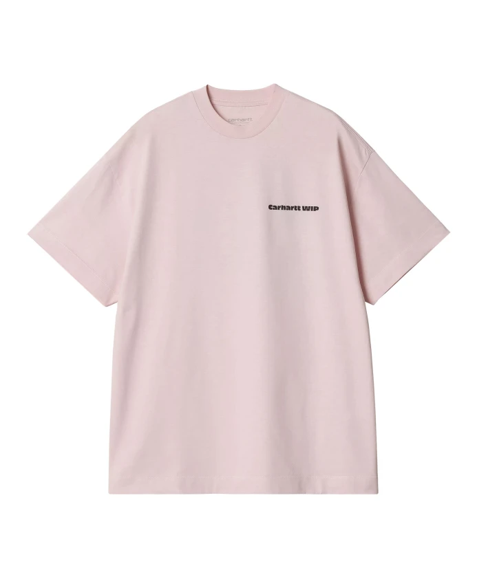 Розовая хлопковая футболка с короткими рукавами и графическим принтом. Carhartt Wip, розовый
Розовая хлопковая футболка с короткими рукавами и графическим принтом. Carhartt Wip, розовый