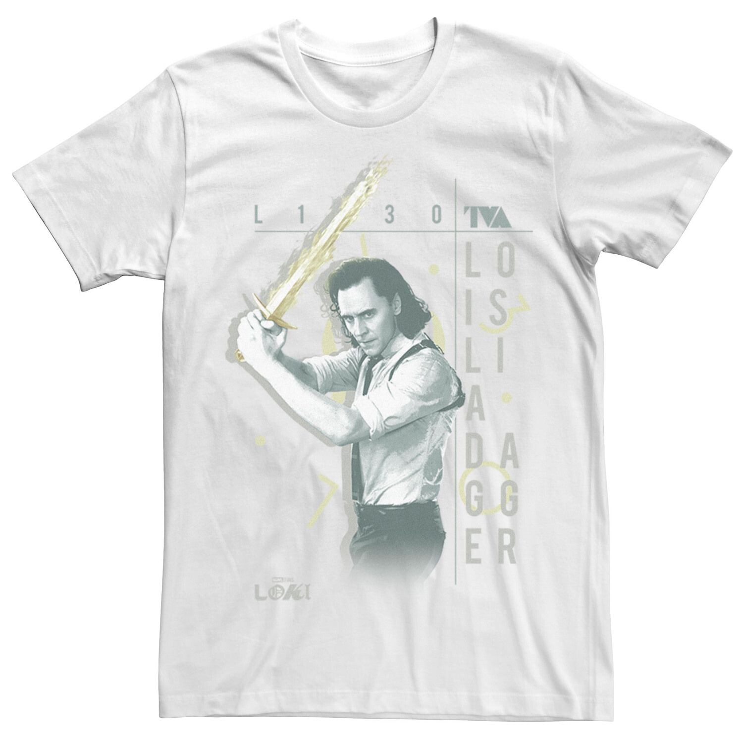 Мужская футболка с портретом Marvel Loki Battle Pose Licensed Character
Мужская футболка с портретом Marvel Loki Battle Pose Licensed Character