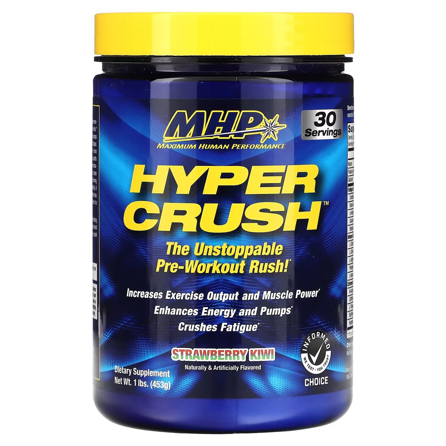 Предтренировочный комплекс MHP Hyper Crush, клубника и киви
Предтренировочный комплекс MHP Hyper Crush, клубника и киви