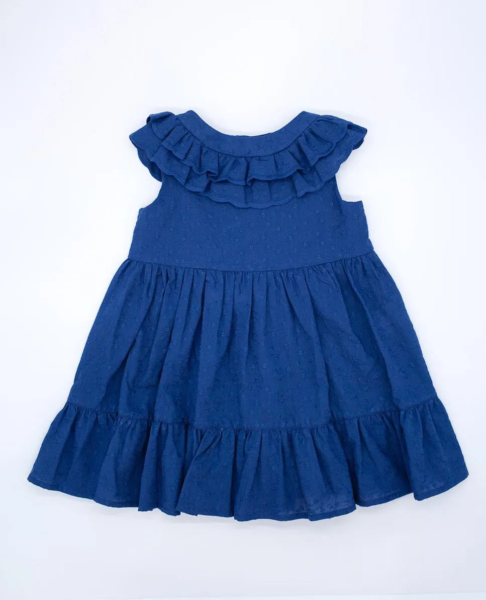 Платье для девочки из хлопка с оборками Fina Ejerique, тёмно-синий
Платье для девочки из хлопка с оборками Fina Ejerique, тёмно-синий