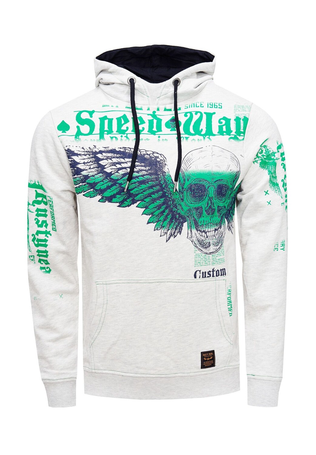 Толстовка Rusty Neal Sweater с модными принтами RUSTY NEAL, серый
Толстовка Rusty Neal Sweater с модными принтами RUSTY NEAL, серый