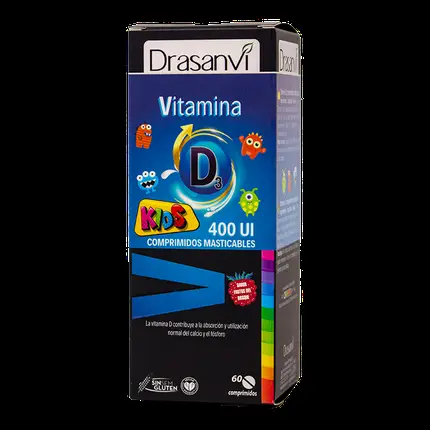 Drasanvi Витамина D3 Kids 400 Ui 60 Comp Masticables
Drasanvi Витамина D3 Kids 400 Ui 60 Comp Masticables