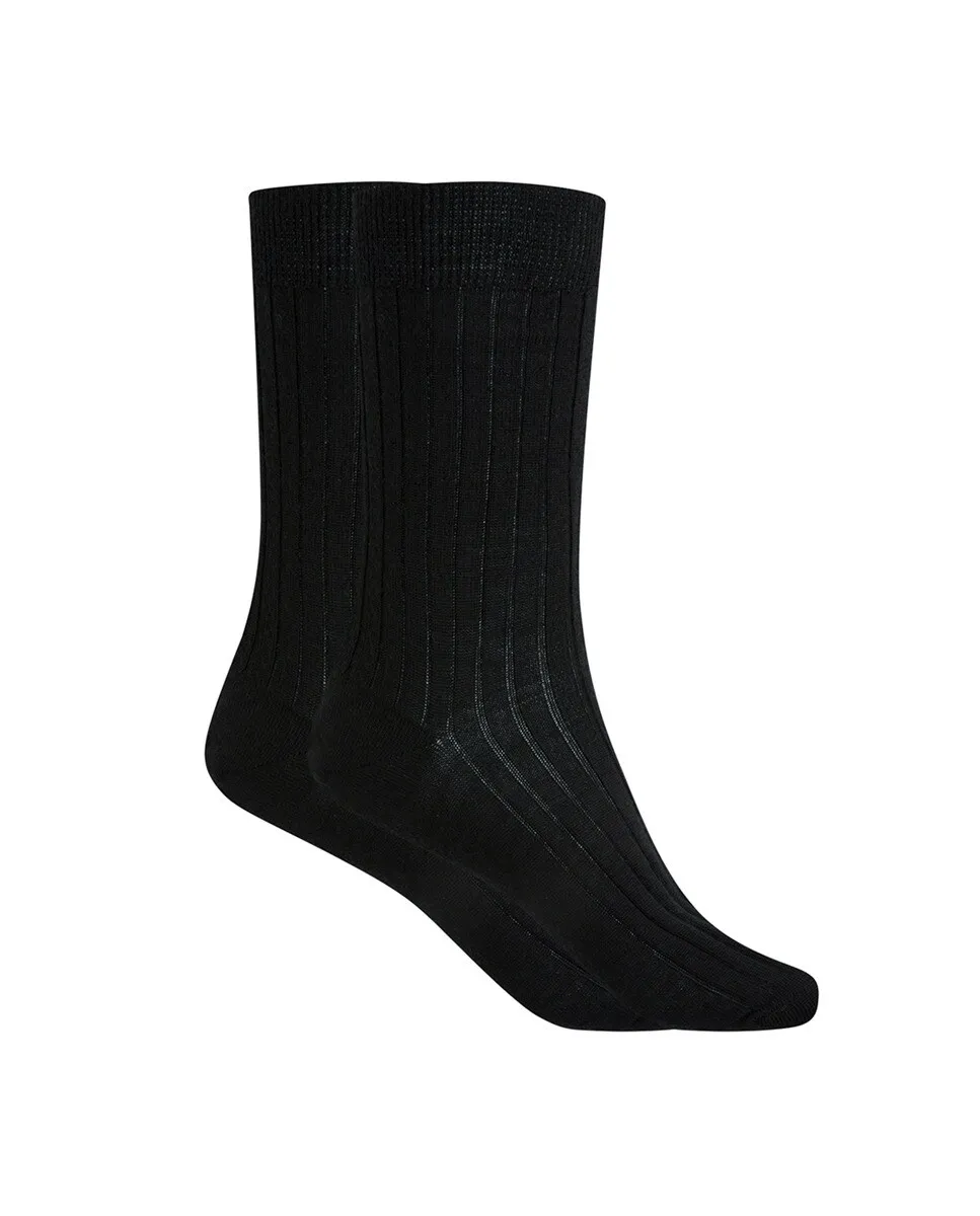 Женские короткие носки из 100% ребристой шерсти Punto Blanco, черный
Женские короткие носки из 100% ребристой шерсти Punto Blanco, черный