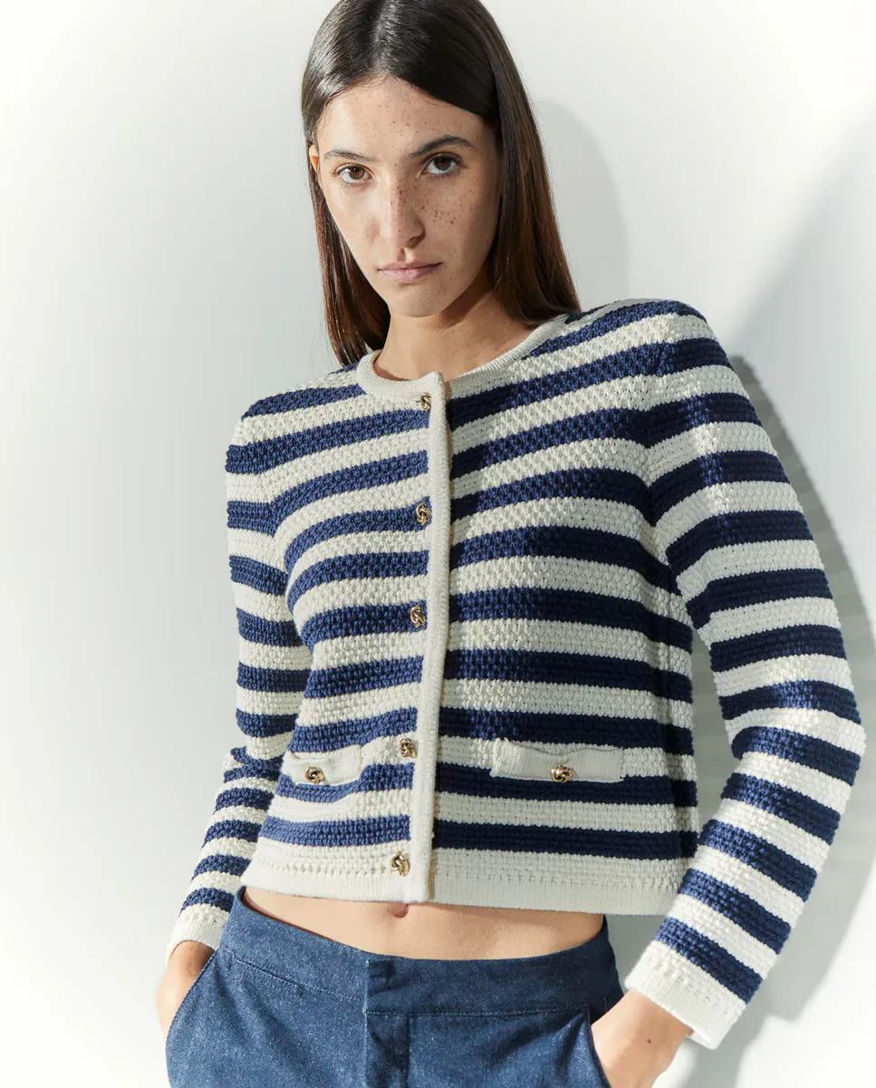 Женский короткий кардиган Tintoretto, белый
Женский короткий кардиган Tintoretto, белый