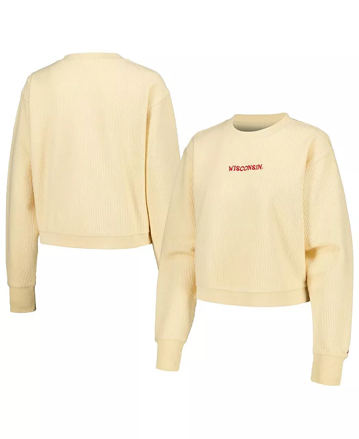 Женская кремовая укороченная толстовка Wisconsin Badgers Timber League Collegiate Wear
Женская кремовая укороченная толстовка Wisconsin Badgers Timber League Collegiate Wear