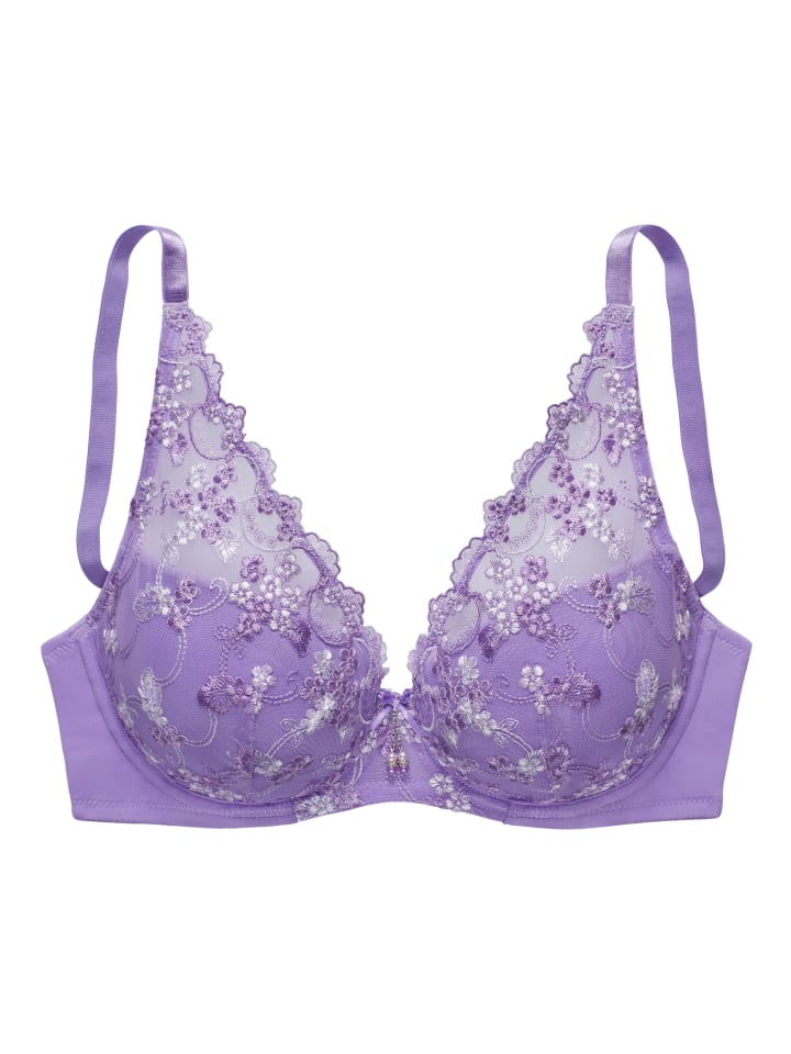 Бюстгальтер на косточках LASCANA, фиолетовый
Бюстгальтер на косточках LASCANA, фиолетовый