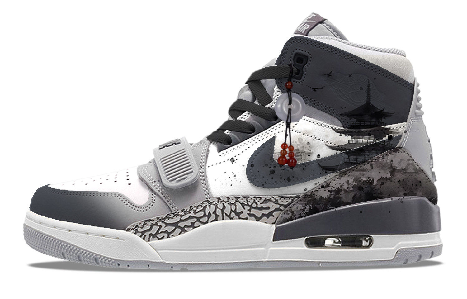 Jordan Баскетбольные кроссовки Legacy 312 с амортизацией, противоскользящие, легкие, высокие, винтажные, мужские, серо-белые
Jordan Баскетбольные кроссовки Legacy 312 с амортизацией, противоскользящие, легкие, высокие, винтажные, мужские, серо-белые