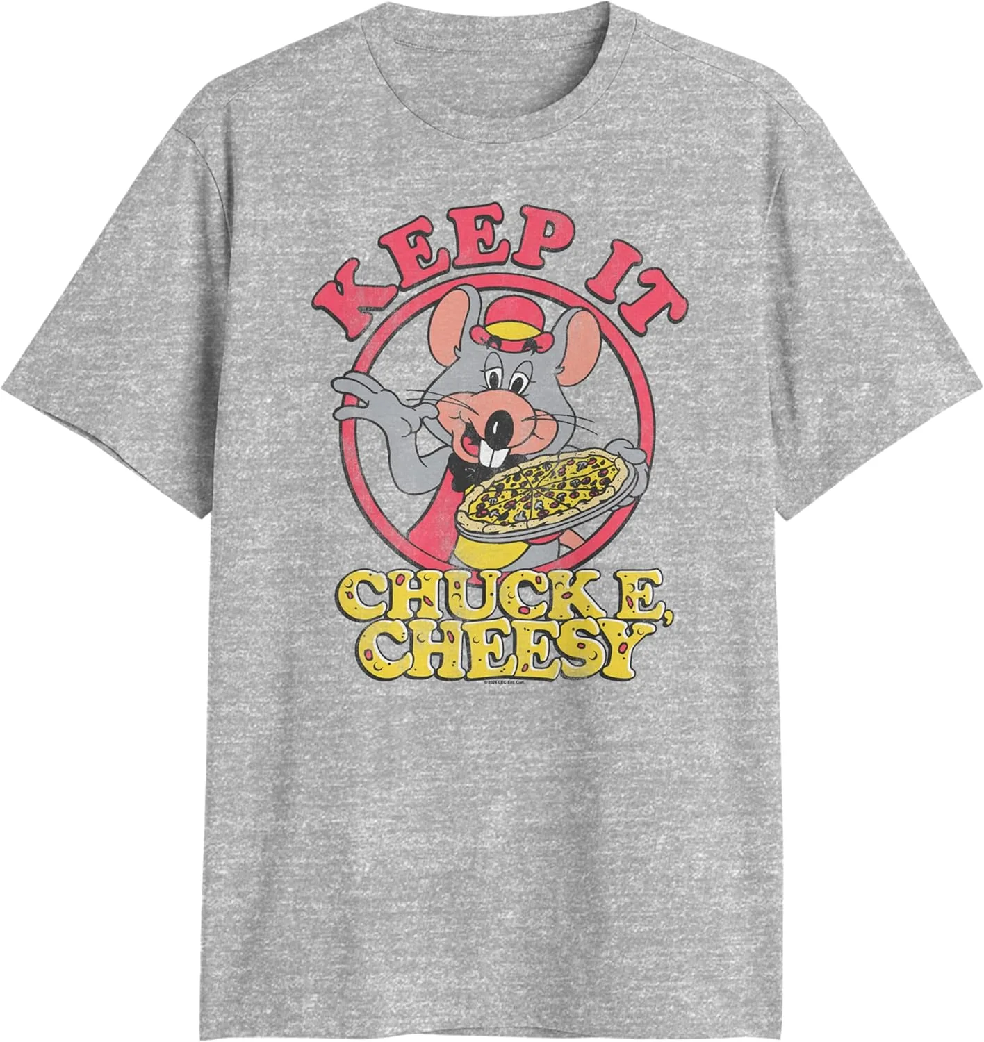 Футболка Chuck E. Cheese Keep It Cheesy для взрослых Mad Engine
Футболка Chuck E. Cheese Keep It Cheesy для взрослых Mad Engine