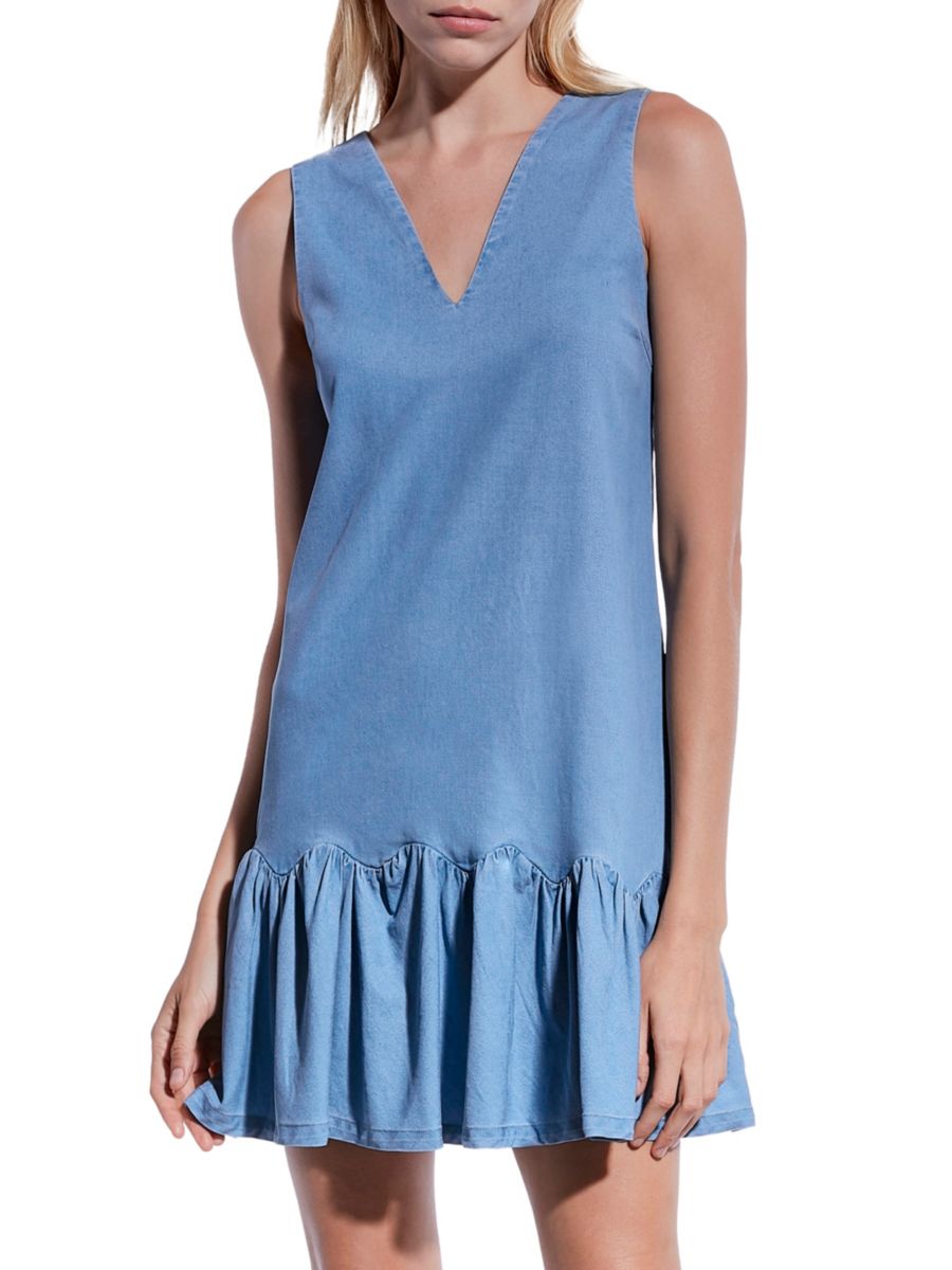 Платье-трапеция Dylana из шамбре AS by DF, цвет Chambray
Платье-трапеция Dylana из шамбре AS by DF, цвет Chambray