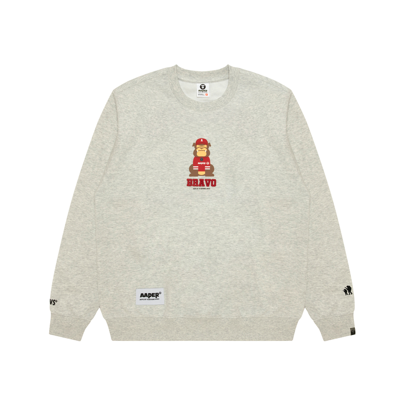 Свитшот A Bathing APE с вышитым логотипом Aape, серо-белый
Свитшот A Bathing APE с вышитым логотипом Aape, серо-белый