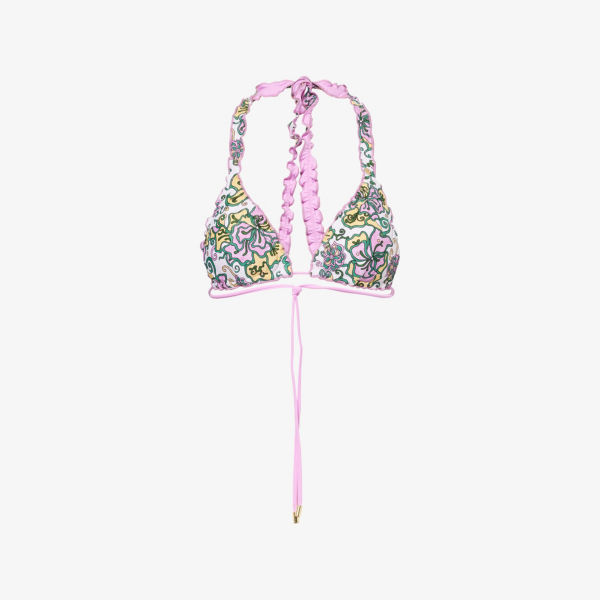 Топ бикини Hacienda Heidi Klein треугольный, мультиколор
Топ бикини Hacienda Heidi Klein треугольный, мультиколор