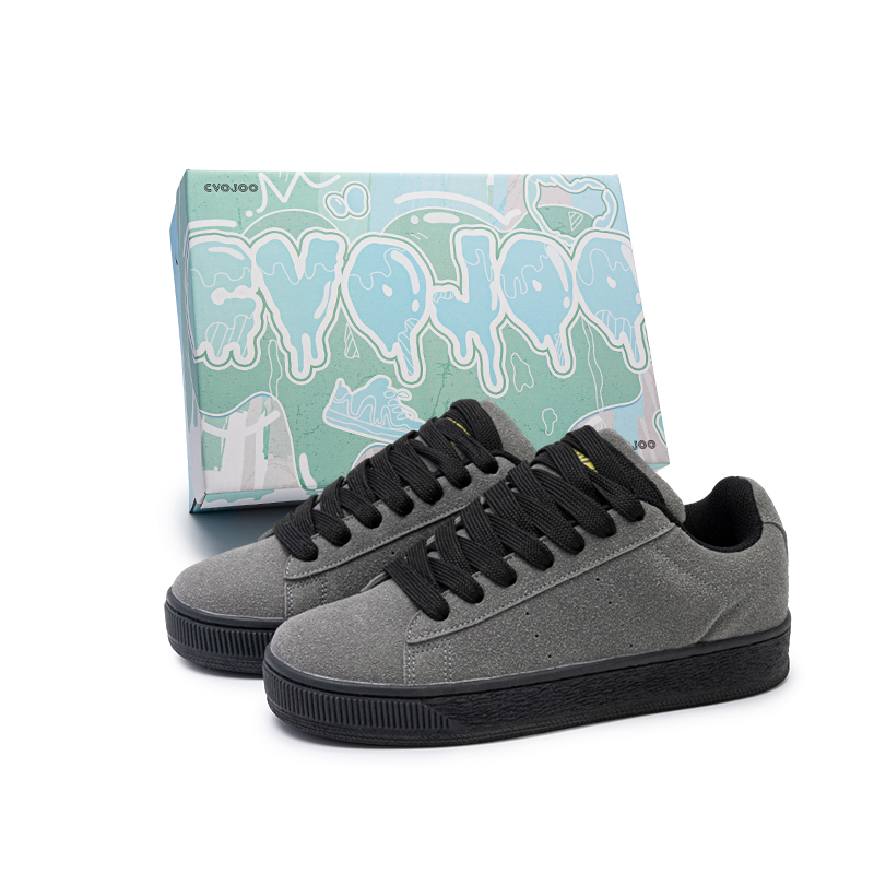 CVOJOO Скользоустойчивые износостойкие легкие низкие скейтерские кроссовки унисекс серо-черные, цвет Gray Black
CVOJOO Скользоустойчивые износостойкие легкие низкие скейтерские кроссовки унисекс серо-черные, цвет Gray Black