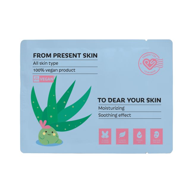 Маска для лица «Алоэ для вашей кожи» Present Skin, 20 гр
Маска для лица «Алоэ для вашей кожи» Present Skin, 20 гр