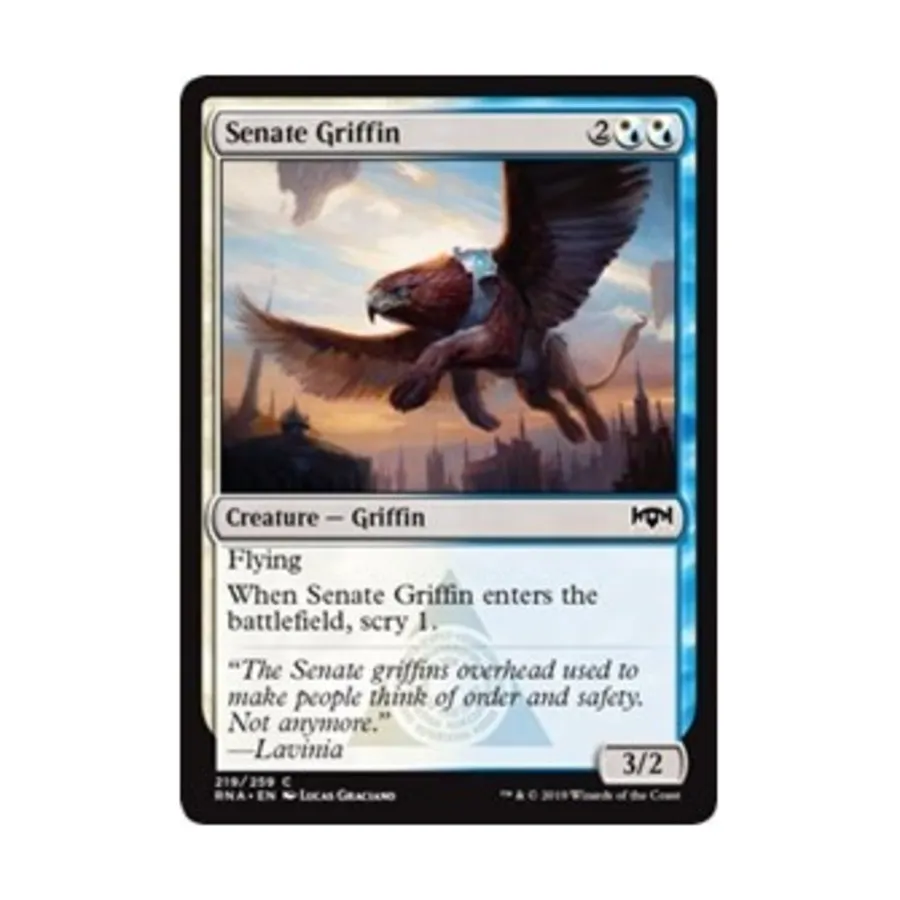 CCG Сенатский Гриффин (К), MTG - Ravnica Allegiance
CCG Сенатский Гриффин (К), MTG - Ravnica Allegiance