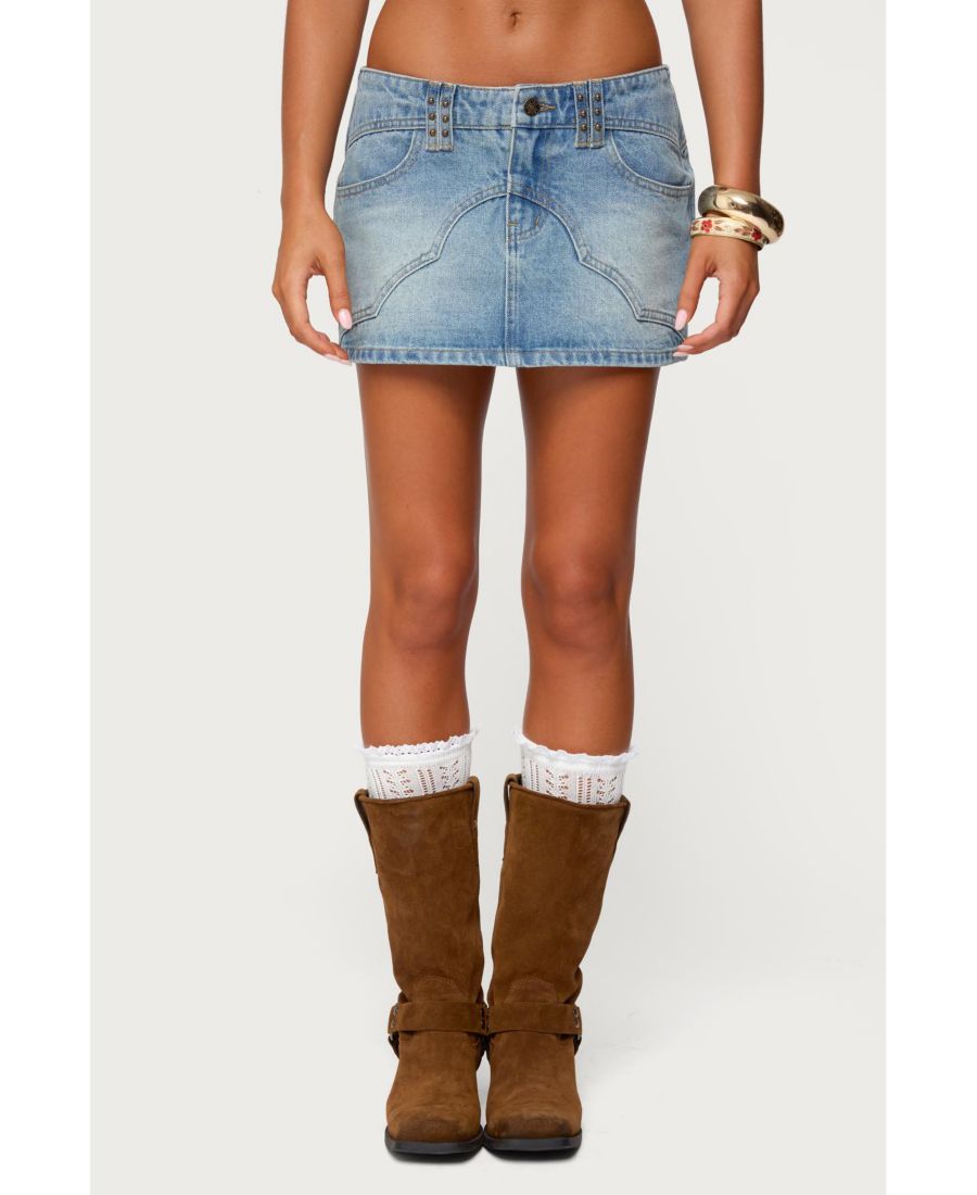Женская джинсовая мини-юбка Tory Western Edikted, Blue
Женская джинсовая мини-юбка Tory Western Edikted, Blue