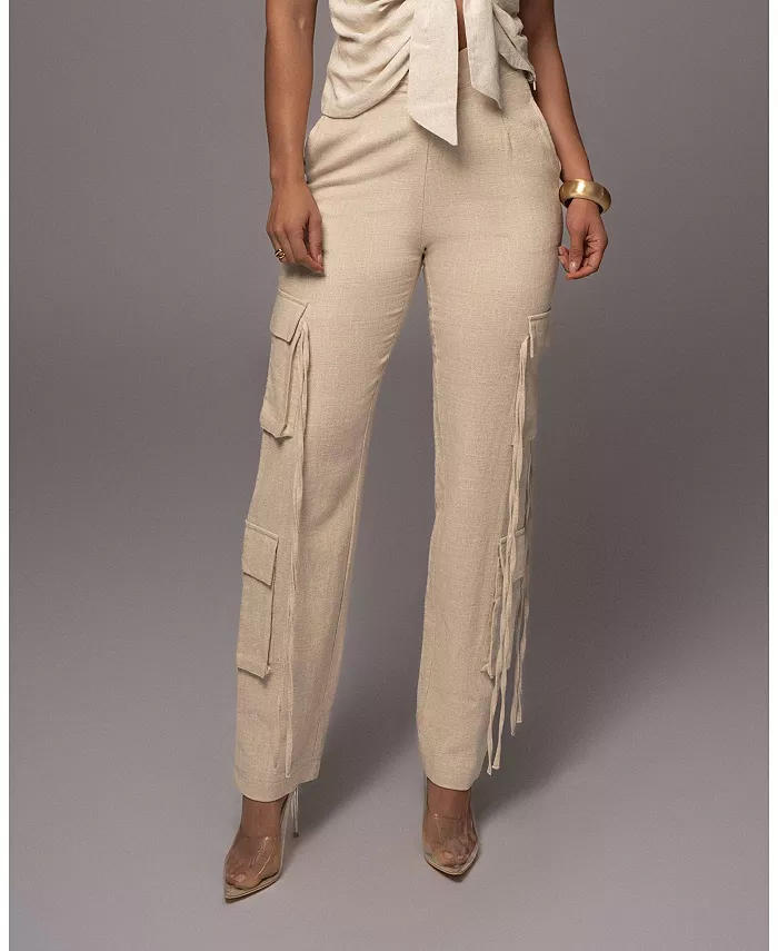 Женские брюки Better Half из льна с накладными карманами JLUXLABEL, коричневый/бежевый
Женские брюки Better Half из льна с накладными карманами JLUXLABEL, коричневый/бежевый