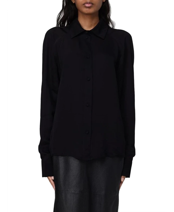 Атласная вискозная рубашка Armani Exchange, черный
Атласная вискозная рубашка Armani Exchange, черный