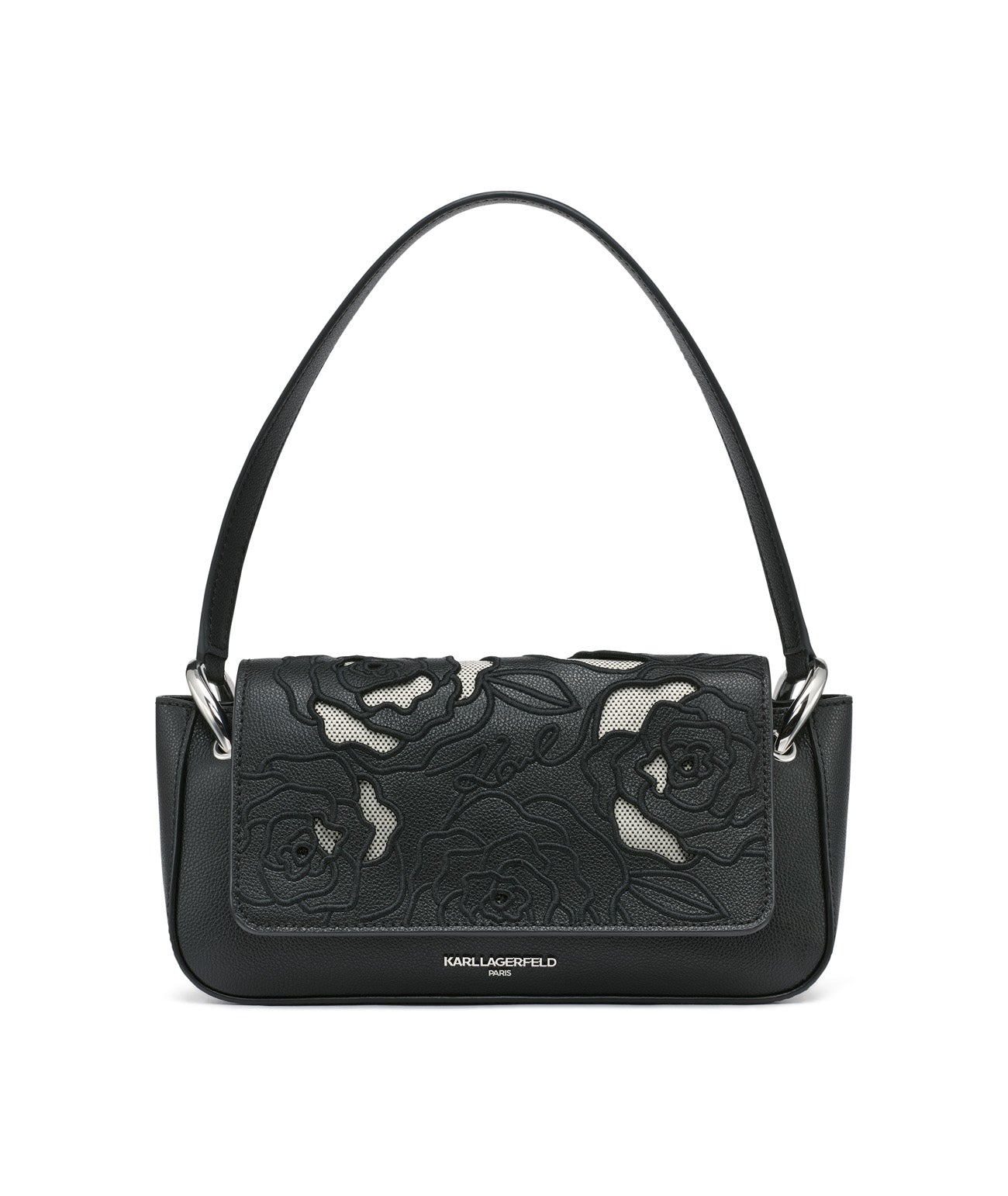 Сумка через плечо monet с вышитыми цветами KARL LAGERFELD PARIS, черный
Сумка через плечо monet с вышитыми цветами KARL LAGERFELD PARIS, черный