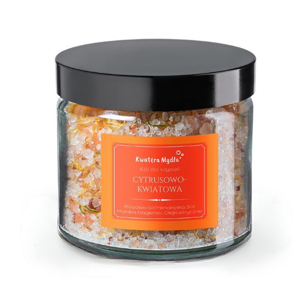 Соль для ванн с календулой и эфирными маслами, 300 г Kwatera Mydła
Соль для ванн с календулой и эфирными маслами, 300 г Kwatera Mydła