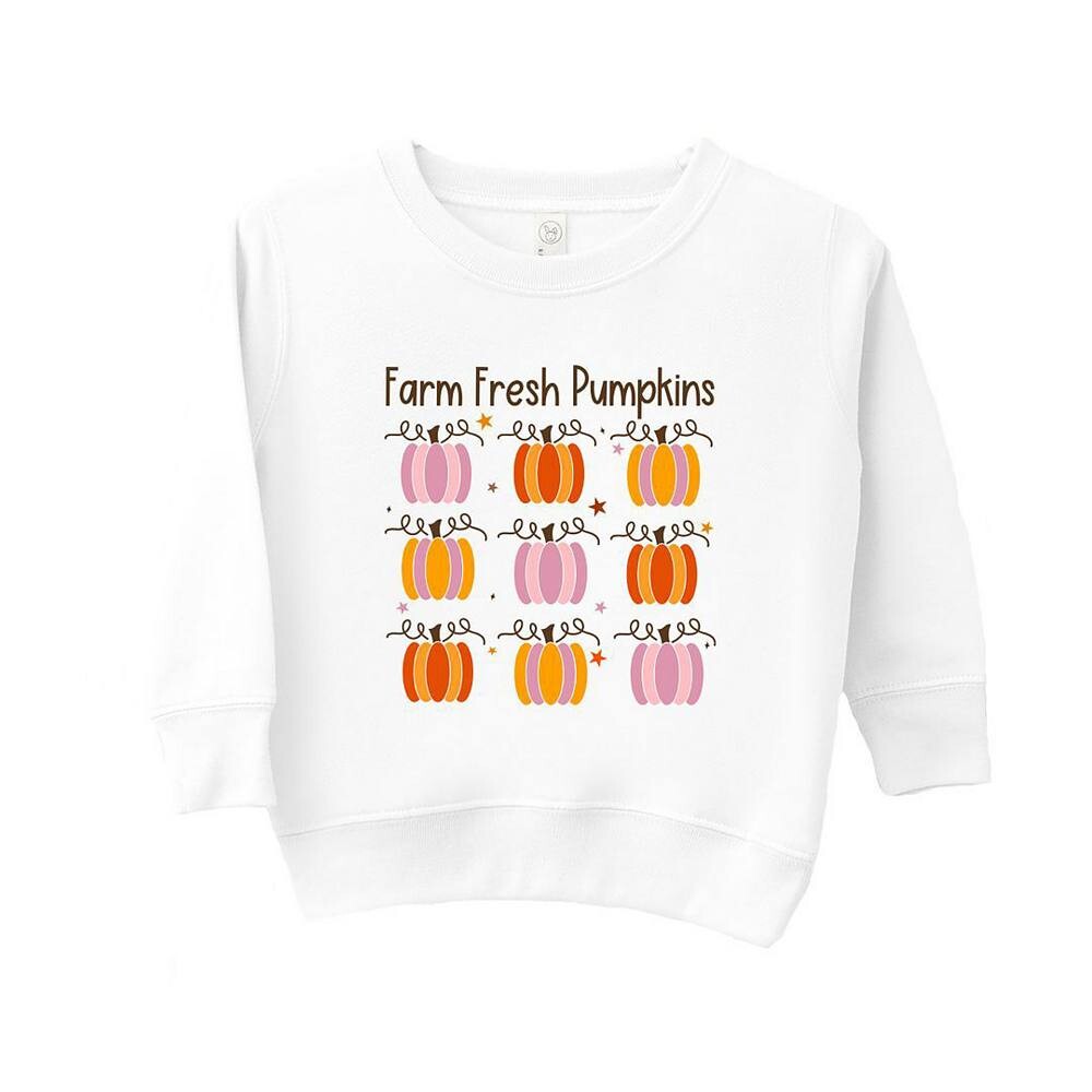 Толстовка с рисунком Farm Fresh Pumpkins Chart для малышей The Juniper Shop, белый
Толстовка с рисунком Farm Fresh Pumpkins Chart для малышей The Juniper Shop, белый