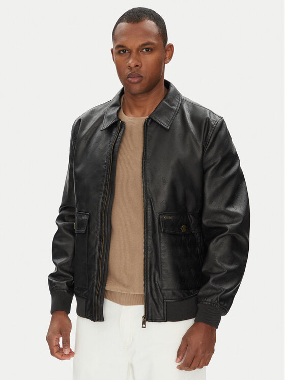 Куртка из искусственной кожи прямого кроя M5YL01 WGUC0 Guess, черный
Куртка из искусственной кожи прямого кроя M5YL01 WGUC0 Guess, черный