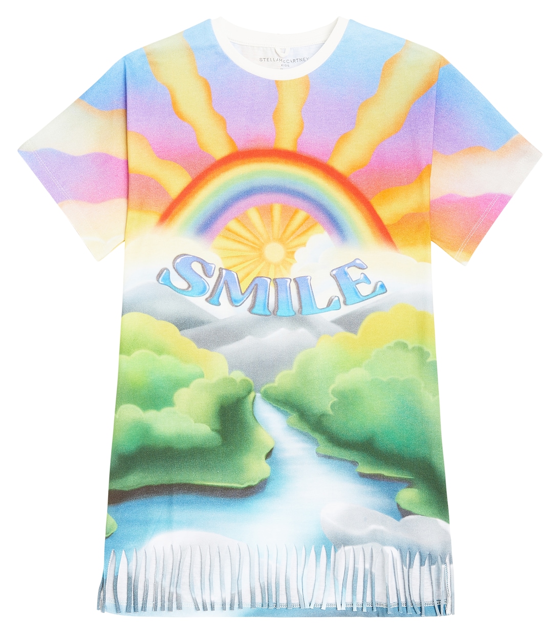 Платье-футболка из хлопкового джерси с принтом Stella McCartney Kids, Colorful
Платье-футболка из хлопкового джерси с принтом Stella McCartney Kids, Colorful