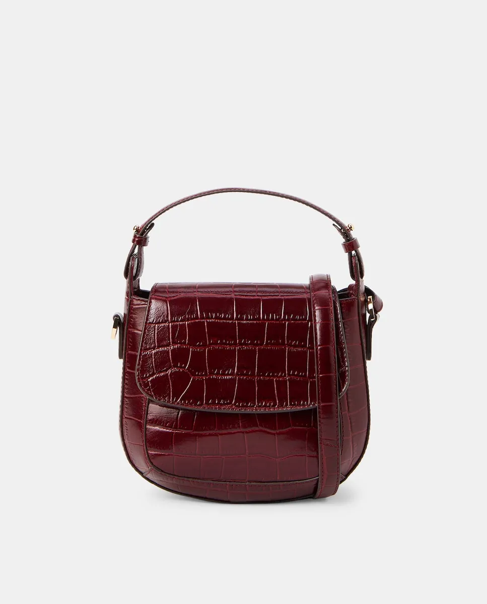 Сумка через плечо с тиснением в виде кокоса Latouche, бордовый
Сумка через плечо с тиснением в виде кокоса Latouche, бордовый