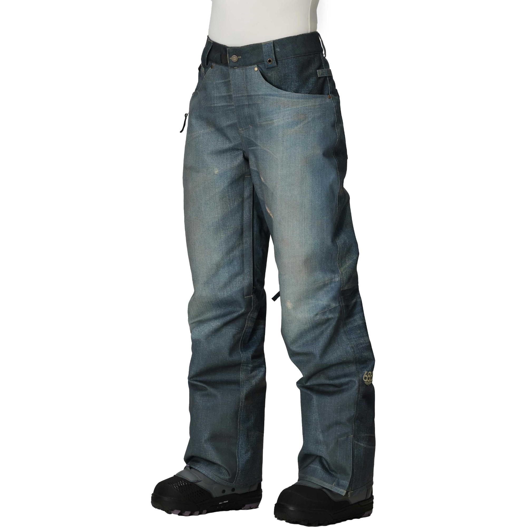 Женские утепленные брюки из деконструированного денима 686, Indigo Denim
Женские утепленные брюки из деконструированного денима 686, Indigo Denim