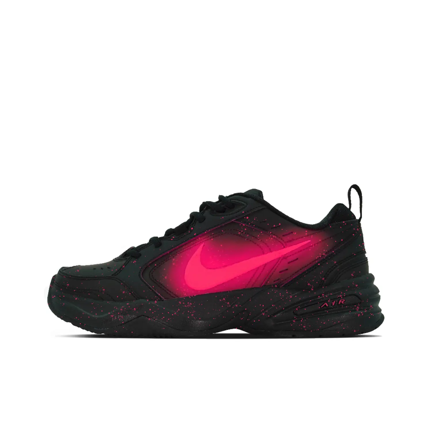 Nike Air Monarch 4 Moonlit Red Night, кроссовки из синтетической кожи, износостойкие, низкие, массивные, унисекс, черный с красным
Nike Air Monarch 4 Moonlit Red Night, кроссовки из синтетической кожи, износостойкие, низкие, массивные, унисекс, черный с красным