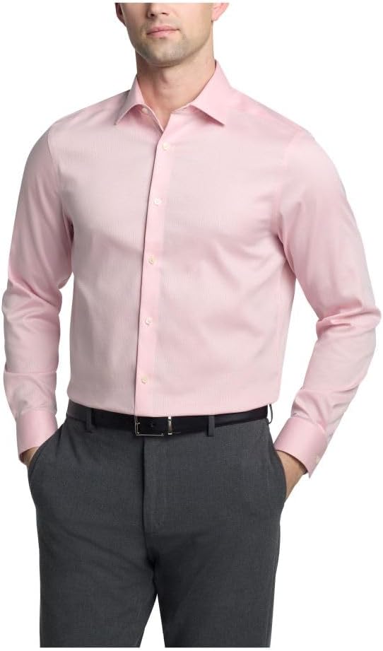 Мужская рубашка Calvin Klein, не требующая глажки, эластичная, приталенная, однотонная, Coral Reef
Мужская рубашка Calvin Klein, не требующая глажки, эластичная, приталенная, однотонная, Coral Reef