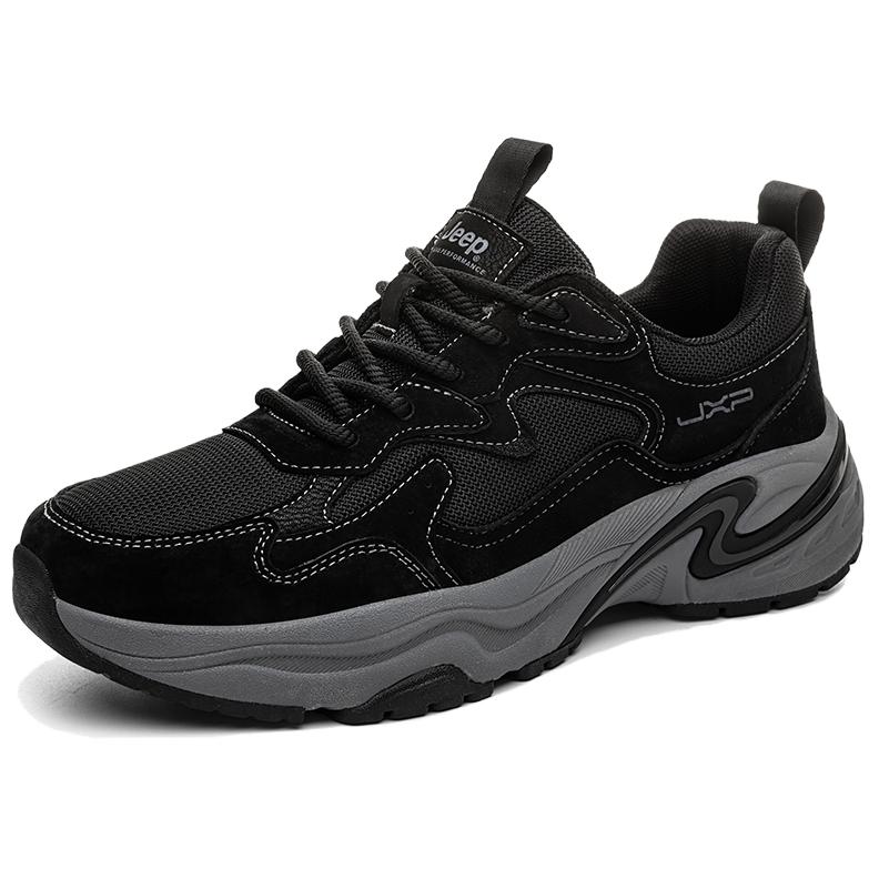 Мужские кроссовки для бега с амортизацией, противоскользящей и износостойкой подошвой, облегченные, низкие Jeep, черный
Мужские кроссовки для бега с амортизацией, противоскользящей и износостойкой подошвой, облегченные, низкие Jeep, черный