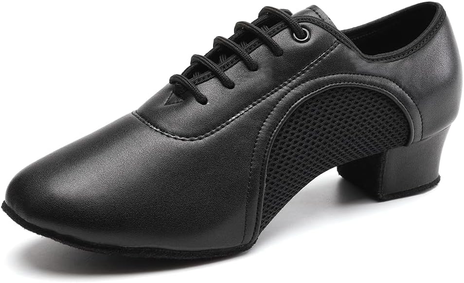 Туфли для латинских танцев JUODVMP для женщин и мужчин, для практики, с завязками, закрытый носок, стандартные бальные, для обучения и выступлений, модель LHD-NJB, черный
Туфли для латинских танцев JUODVMP для женщин и мужчин, для практики, с завязками, закрытый носок, стандартные бальные, для обучения и выступлений, модель LHD-NJB, черный