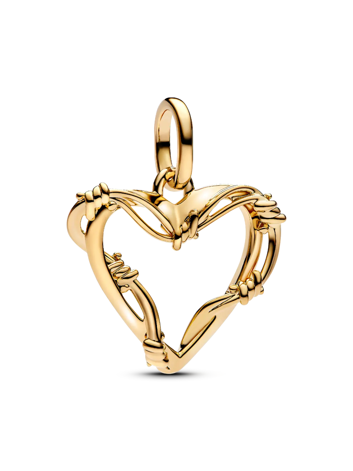Подвеска-сердечко из проволоки Pandora, 14-каратное золотое покрытие
Подвеска-сердечко из проволоки Pandora, 14-каратное золотое покрытие