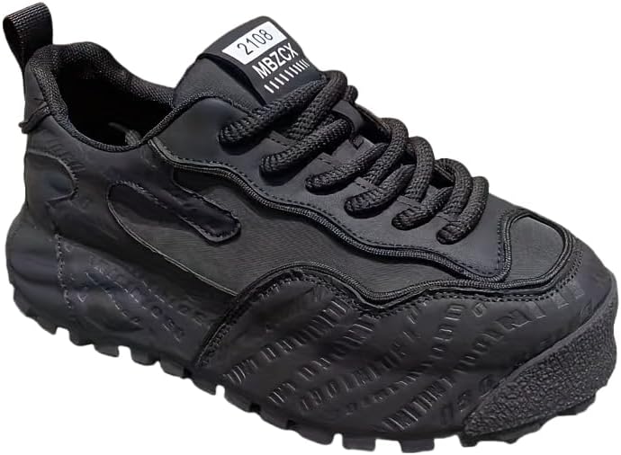 Стильные черные мужские кроссовки на высокой платформе - они удобные, дышащие и с шнуровкой. Подходят для повседневной носки, пробежек и активного отдыха на улице Hoalox
Стильные черные мужские кроссовки на высокой платформе - они удобные, дышащие и с шнуровкой. Подходят для повседневной носки, пробежек и активного отдыха на улице Hoalox