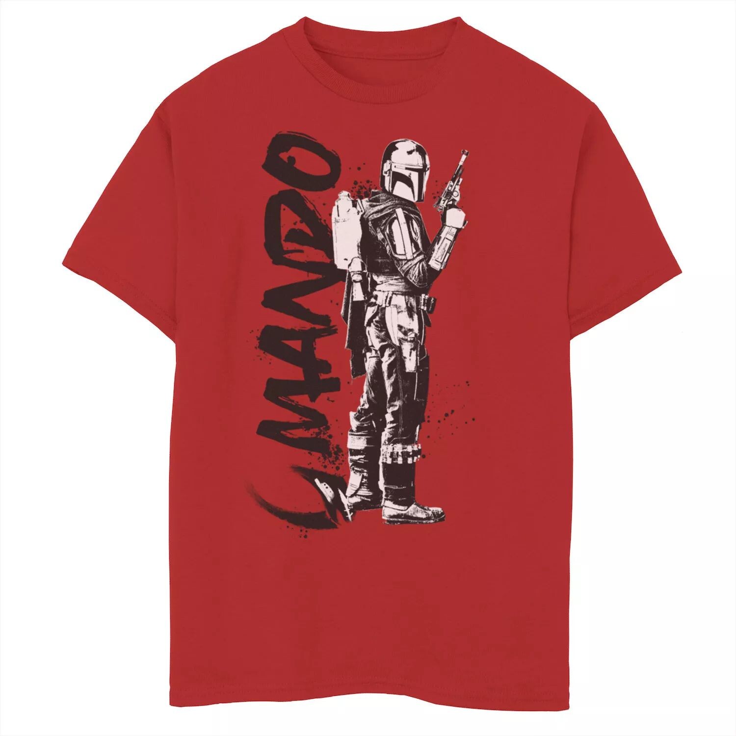 Футболка с изображением портрета «Звездные войны: Мандалорец» для мальчиков 8–20 лет Star Wars, красный 
Футболка с изображением портрета «Звездные войны: Мандалорец» для мальчиков 8–20 лет Star Wars, красный