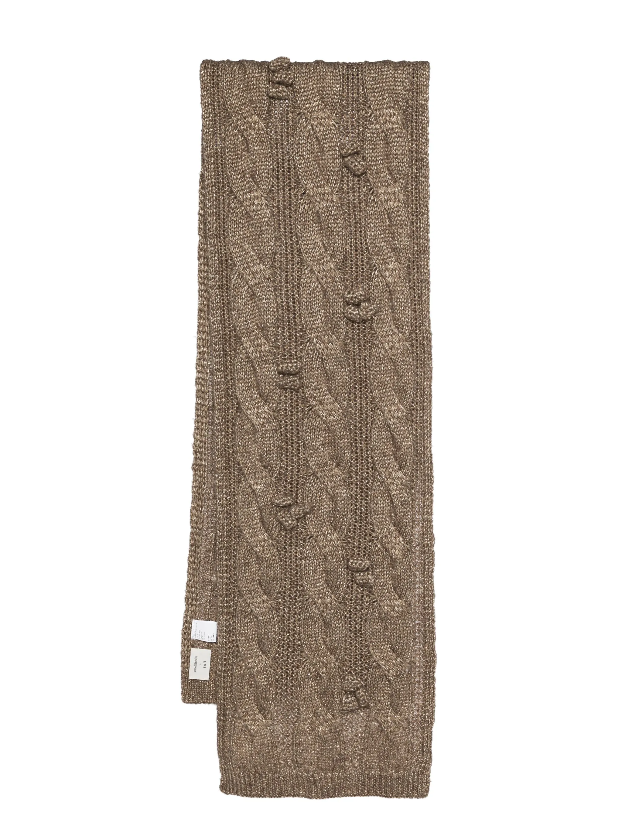 Шарф фактурной вязки Onefifteen, золотистый
Шарф фактурной вязки Onefifteen, золотистый