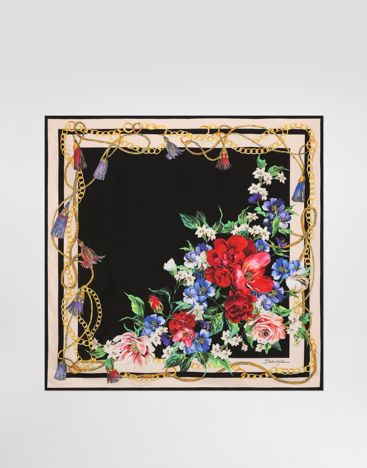Платок из шелкового твила с цветочным принтом (70x70) Dolce & Gabbana, принт
Платок из шелкового твила с цветочным принтом (70x70) Dolce & Gabbana, принт