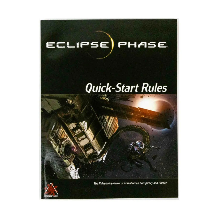 Quick-Start Rules, Eclipse Phase (Catalyst Game Labs), мягкая обложка
Quick-Start Rules, Eclipse Phase (Catalyst Game Labs), мягкая обложка