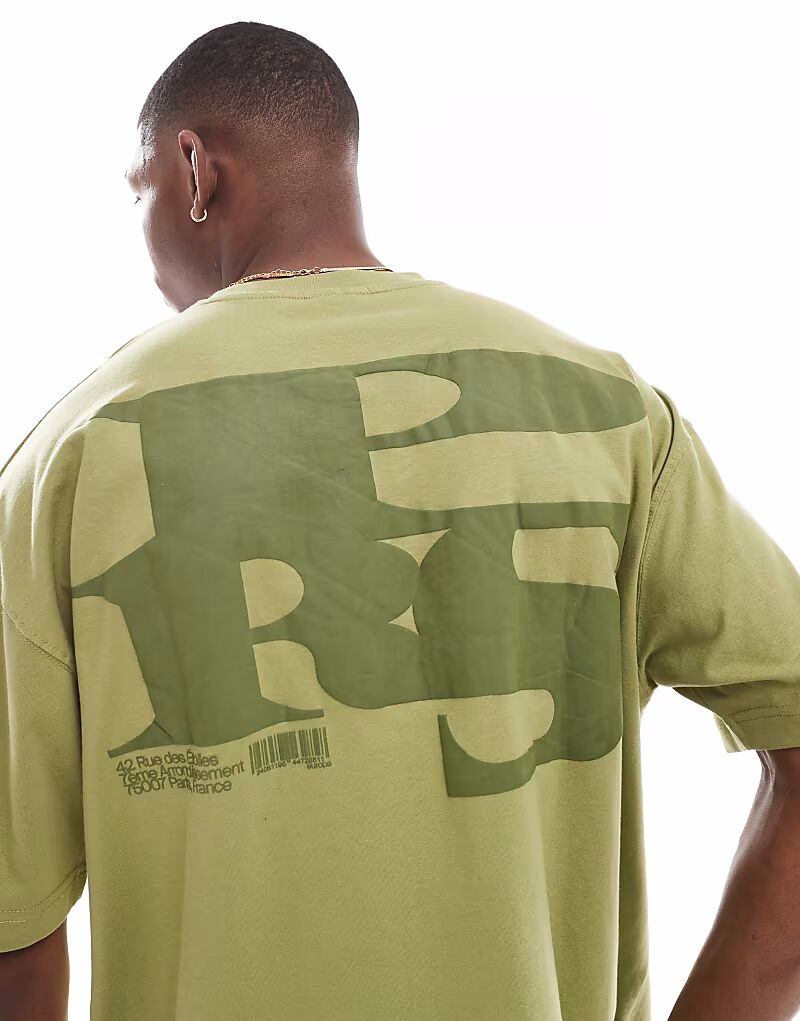 Футболка ASOS DESIGN oversize с городским принтом цвета хаки
Футболка ASOS DESIGN oversize с городским принтом цвета хаки