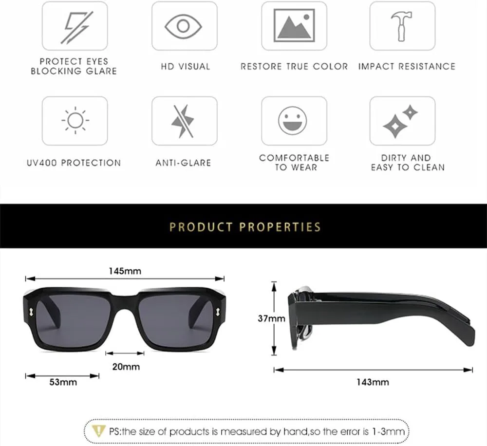 Винтажные солнцезащитные очки 2027 года для мужчин и женщин, модные солнцезащитные очки, черные очки с градиентным переходом цвета MTZJH, Transparent Tea
Винтажные солнцезащитные очки 2027 года для мужчин и женщин, модные солнцезащитные очки, черные очки с градиентным переходом цвета MTZJH, Transparent Tea