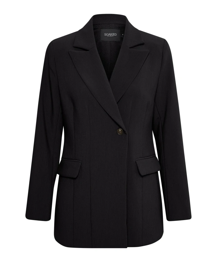 Классический черный пиджак Soaked In Luxury, черный
Классический черный пиджак Soaked In Luxury, черный