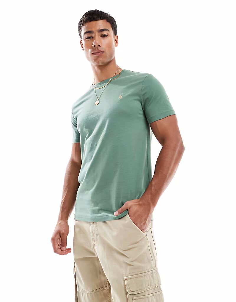 Футболка с логотипом Polo Ralph Lauren светло-зеленого цвета
Футболка с логотипом Polo Ralph Lauren светло-зеленого цвета