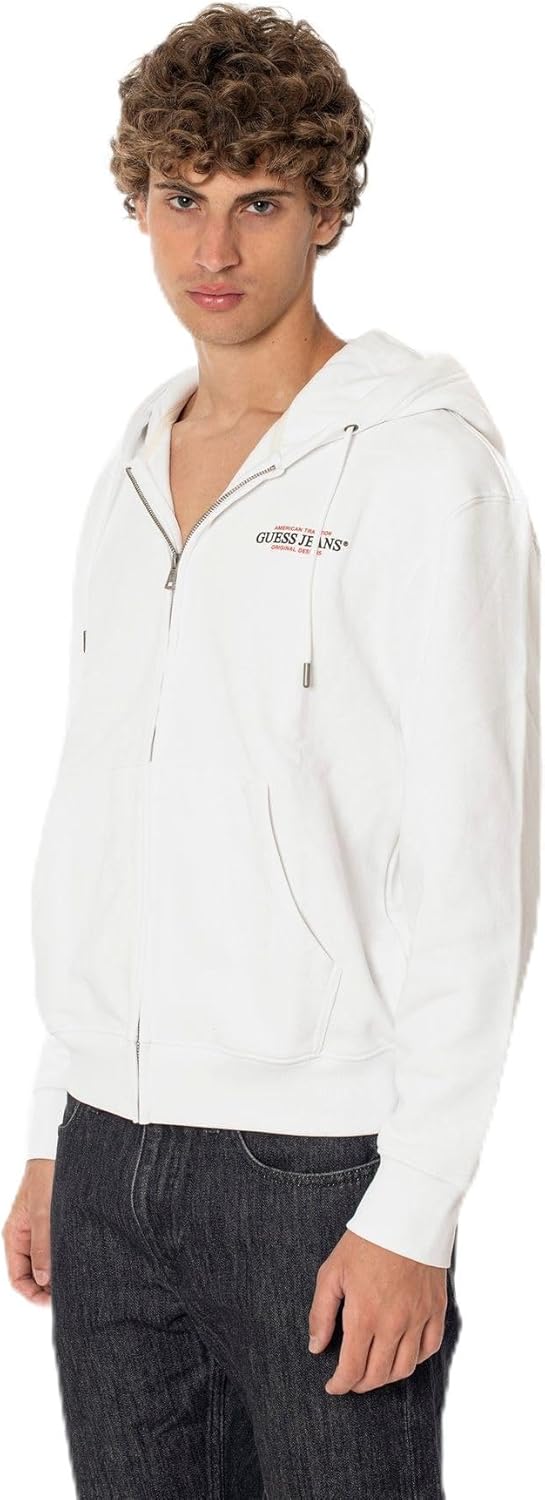 GUESS мужская худи American Tradition на молнии, Pure White
GUESS мужская худи American Tradition на молнии, Pure White