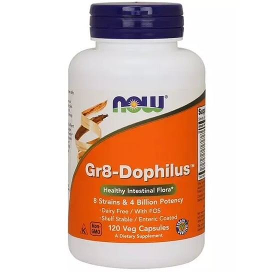 Now Foods, Пробиотик Gr8-Dophilus 120 капсул
Now Foods, Пробиотик Gr8-Dophilus 120 капсул