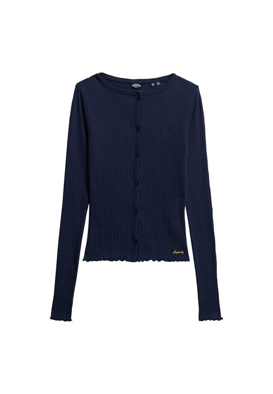 Вязаный кардиган Superdry, темно-синий
Вязаный кардиган Superdry, темно-синий