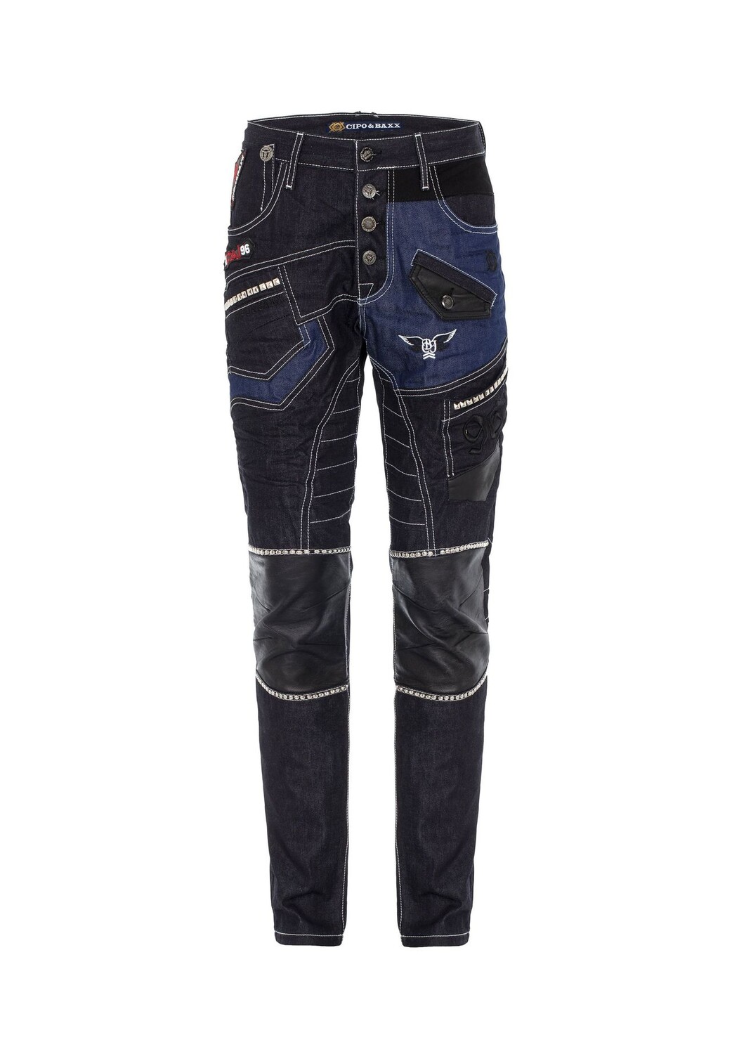 Джинсы в стильном дизайне CIPO & BAXX, цвет Rawblue
Джинсы в стильном дизайне CIPO & BAXX, цвет Rawblue