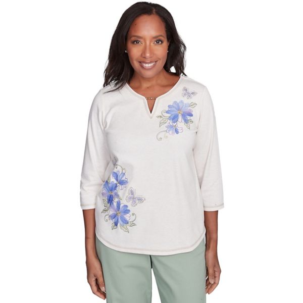 Миниатюрный тканый топ с рукавами длиной 3/4 Alfred Dunner, цвет oatmeal
Миниатюрный тканый топ с рукавами длиной 3/4 Alfred Dunner, цвет oatmeal