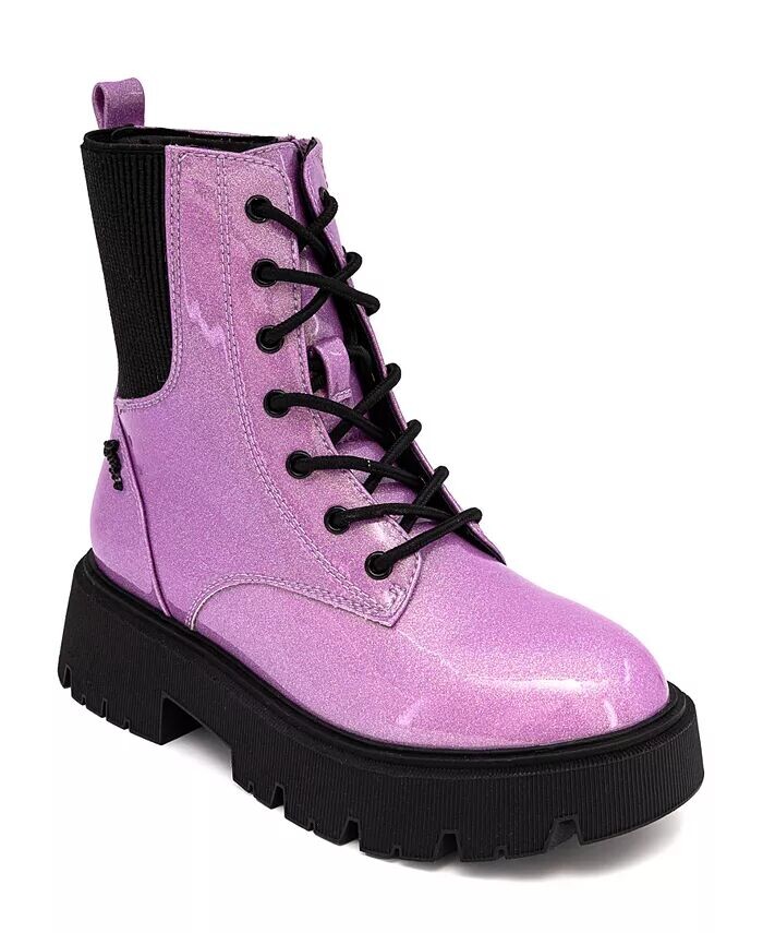 Ботинки Jazzy Combat для маленьких и больших девочек Sugar, фиолетовый 
Ботинки Jazzy Combat для маленьких и больших девочек Sugar, фиолетовый