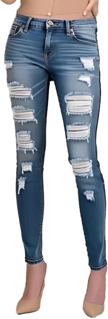 Женские джинсы с высокой талией Ripped Skinny Stretch FairyLove
Женские джинсы с высокой талией Ripped Skinny Stretch FairyLove